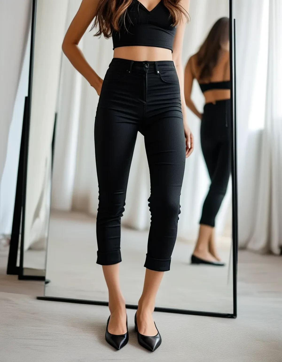 The Shoe Color Rule Nobody Explains for Cropped Pants
